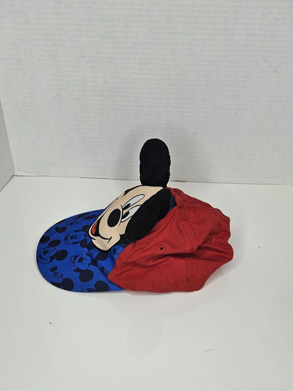 Disney Red & Blue Mickey Mouse Kids Hat with Ears
